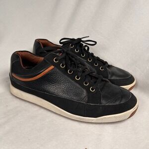 FootJoy Golf Shoes Contour Casual Mens Black Leather Spikeless 54284 Size 9M